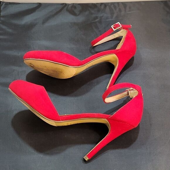 BOWMILEL ROUND TOE HIGH HEEL STILETTO D'ORSAY SHOE - Picture 10 of 14